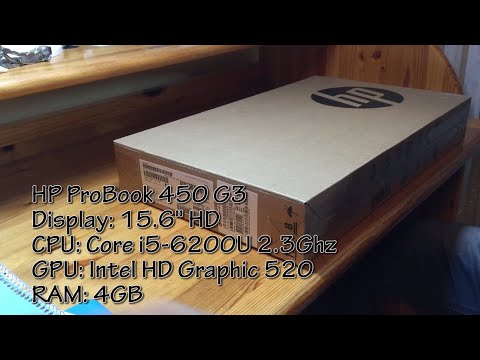 Best Laptop For Business? - Unboxing HP ProBook 450 G3 Best Laptop For Business? - Unboxing HP ProBook 450 G3