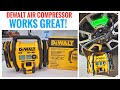 Dewalt 20V Max Tire Inflator Air Compressor DC020IB Review   Works Great!