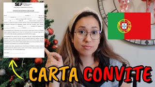 TUDO sobre CARTA CONVITE para entrar em PORTUGAL | Principais DÚVIDAS e como fazer!