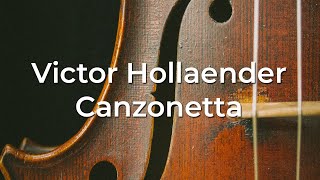 [HQ] Professional Recording of Canzonetta by Victor Hollaender for student practice Lawfame Violin