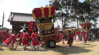 平成23年 南あわじ市神代八幡神社春季例大祭本宮5小路