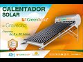 calentadores solares sunnergy® green solar® y suntime®.