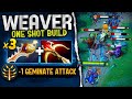 x3 Divine Rapier Weaver 3 hits in 1🔥🔥🔥 One Shot 32 Kills | Dota 2 Gameplay