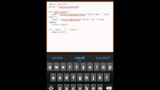 Android app in python : Day 3 Android input box