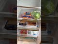 realistic fridge restock 😭 asmr satisfying fridge restock organization shorts aesthetic