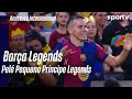 BARÇA LEGENDS 2 X 1 PELÉ PEQUENO PRÍNCIPE | MELHORES MOMENTOS | AMISTOSO INTERNACIONAL | sportv