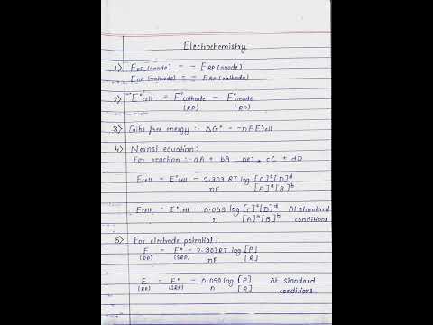 what is electrochemistry in chemistry short notes