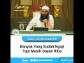 USTADZ SYAFIQ RIZA BASALAMAH | Banyak Yang Sudah Ngaji Tapi Masih Doyan Riba#shorts #kajian #sunnah