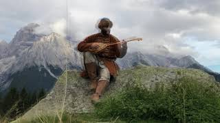 Kazakh dombra improvisation in Gmin by the Italian Alps