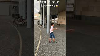 【バレーボール】小学5年生だけど🏐ジャンプサーブを極めるぞー‼️朝練、ソロ練習沢山やって🏐ハイキューみたいなカッコいいサーブをビシバシ決めるような選手になるぜ👍ちびっ子だけど小さな巨人になる🎶