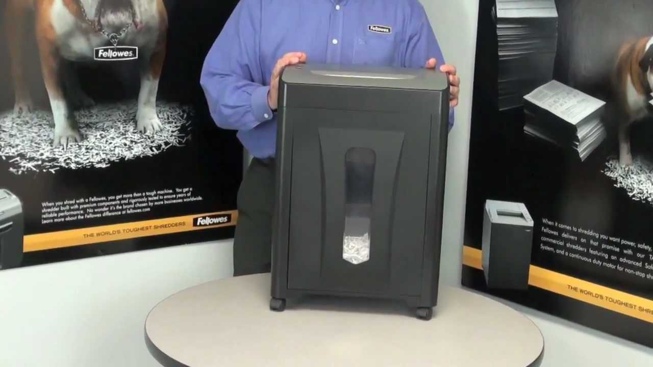 Fellowes B-152C 4x35mm Cross Cut Shredder - YouTube