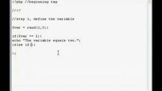 PHP Tutorial // Variables, If and Else If