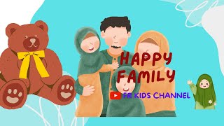 HAPPY FAMILY, MENGENAL KELUARGA INTI #cartoon #animasi