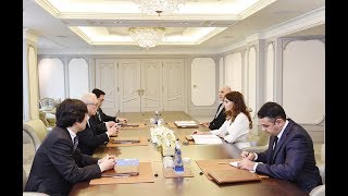 Mehriban Əliyeva Yaponiya Baş nazirinin xarici siyasət məsələləri üzrə müşaviri ilə görüşüb