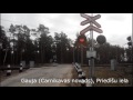 railroad crossing in latvia gauja carnikavas novads priedišu iela