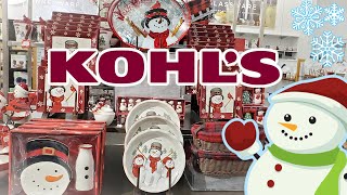 KOHL'S CHRISTMAS DECORATIONS SHOP WITH ME 2021