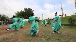 人吉よさこい銀翔会さん　2015　玉名温泉夢まつり