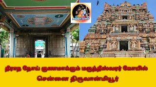 சென்னை திருவான்மியூர் மருந்தீஸ்வரர் கோயில் l Chennai Thiruvanmiyur Maruntheeswarar Temple