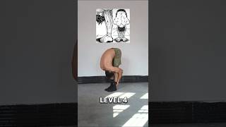 Ranking Baki/Anime poses from Level 1 to 8 💀✅ | #gym #yoga #fitness #calisthenics #workout