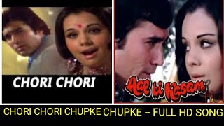 Chori Chori Chupke Chupke Palkon Ke Peeche - Rajesh Khanna & Mumtaz - Movie - Aap Ki Kasam