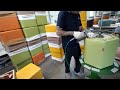 The process of making various commercial sofas. Amazing Korean couch factory