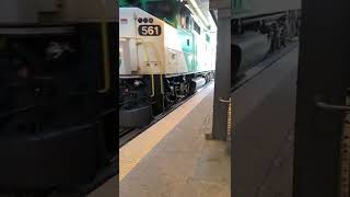 Niagara F59PH #561 \u0026 #557 Double Header GO Train heading into Union Station. 10/10/22