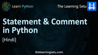 Statement and Comment in Python (Hindi) | The Learning Setu