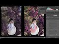 透明感を引き立てるには〇〇が大事！ lightroom photo editing ii 75 rgb tone curve before and after