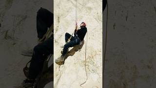 Ascending and descending with gri gri#adventure #climbing #rappelling