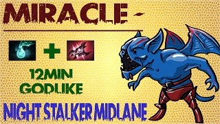 Miracle- Dota 2 - WTF Night Stalker 9K MMR - MID LANE - Armlet Toggle