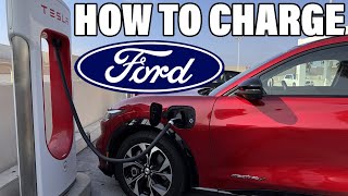 GUIDE: How to Charge Ford Mustang Mach-E, F150 Lightning at Tesla Superchargers!