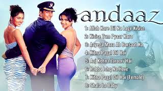 Andaaz Movie All Songs | Akshay Kumar, Lara Dutta, Priyanka Chopra | 90's Hits | Filmy Jukebox |
