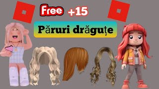 GRABĂ!  Peste 15 fire de păr și articole drăguțe gratuite pentru a obține pe Roblox 2024.#roblox