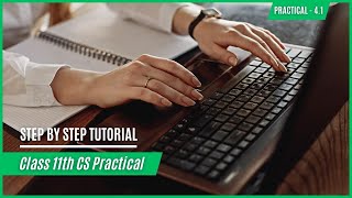 Class 11 CS Practical – Star Pattern Program 🐍 | Python Nested Loops Explained