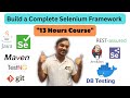 Build a Complete Selenium Java Framework (13 Hrs) | Jenkins, Docker, CI/CD & API Testing