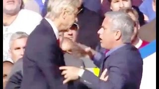 Chelsea vs Arsenal | Mourinho vs Wenger Fight Moments