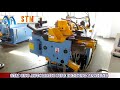 saint machinery stm cnc pipe bending machine mandrel bender double stack tooling exhaust bender