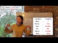 swahili lesson7_do_learn african in english with koreans 한국인에게 영어로 배우는 스와힐리어 eng 아향sa20.s7