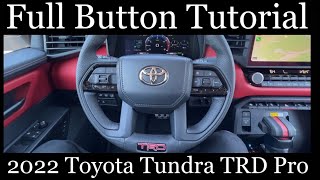 2022 Toyota Tundra TRD Pro - (FULL Button Tutorial)