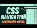 CSS Navigation Bar For Beginners (Complete Responsive Menu)
