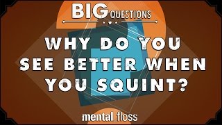 Why do you see better when you squint? - Big Questions - (Ep. 33) | Mental Floss