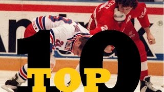 Top Ten NHL Hockey Fights of Bob Probert