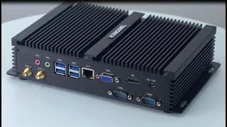 Kingdel Mini Industrial Computer Intel NC3000 i7-8565U CPU, Fanless, Windows 11 Pro, 2xCOM RS232