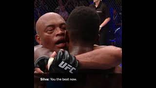 DON’T LOSE YOUR FOCUS! Anderson Silva passes the torch to Israel Adesanya at UFC
