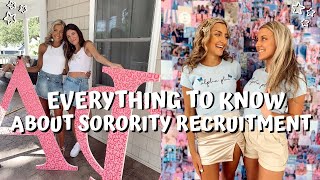 WHAT NOBODY TELLS YOU ABOUT SORORITY RECRUITMENT || cost, talking tips, what to wear, \u0026 rush advice