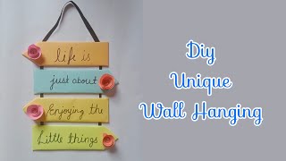 Diy Unique And Different Wall Hanging #shorts #craft #shivamart