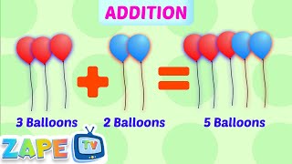 Let’s Add Together | Fun and Educational Song for Kids | Learn Counting and Math | Zape TV