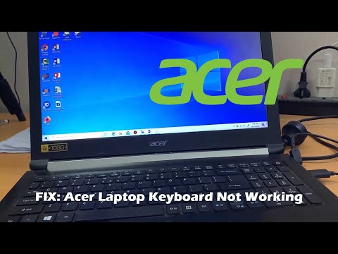 (Solved) Acer Laptop Keyboard Not Working in Windows 10