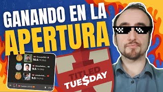 ¡DANDO MATES en la APERTURA a SÚPER GRANDES MAESTROS! TITLED TUESDAY vs NAVARA, PICHOT, +2700 ELO...