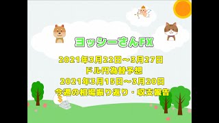 【FX】2021年3月22日～3月27日、ドル円為替予想 - そろそろ大きく動く可能性？